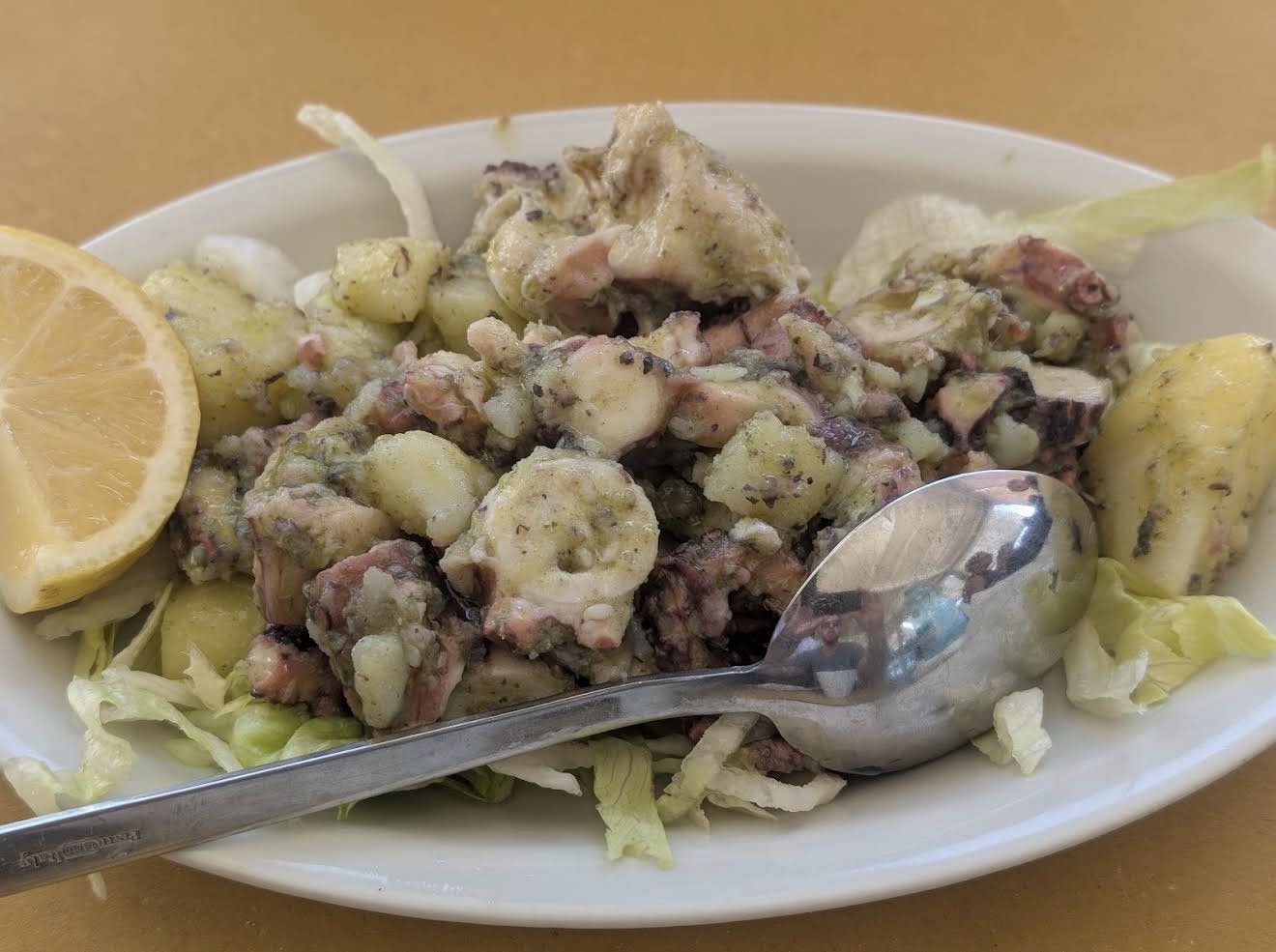 Insalata di polpo e patate